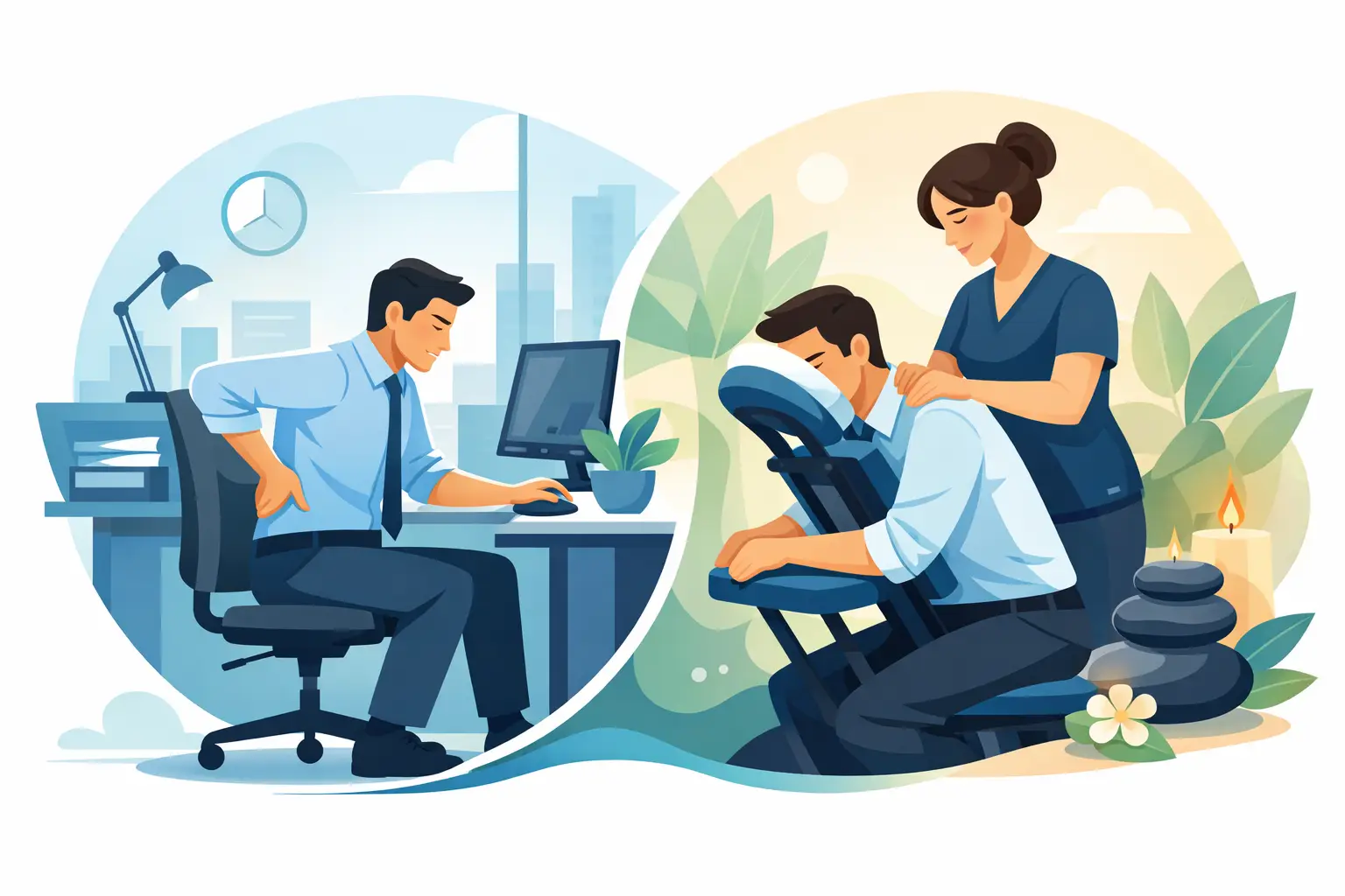 Massage Therapy for Office Workers Who Sit All Day