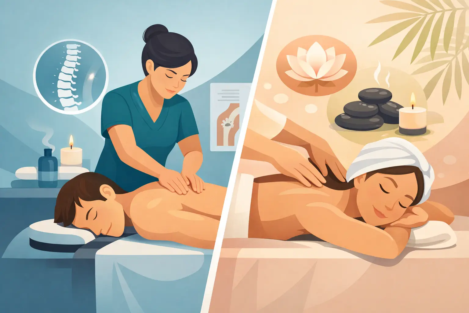 Therapeutic Massage Versus Relaxation Massage